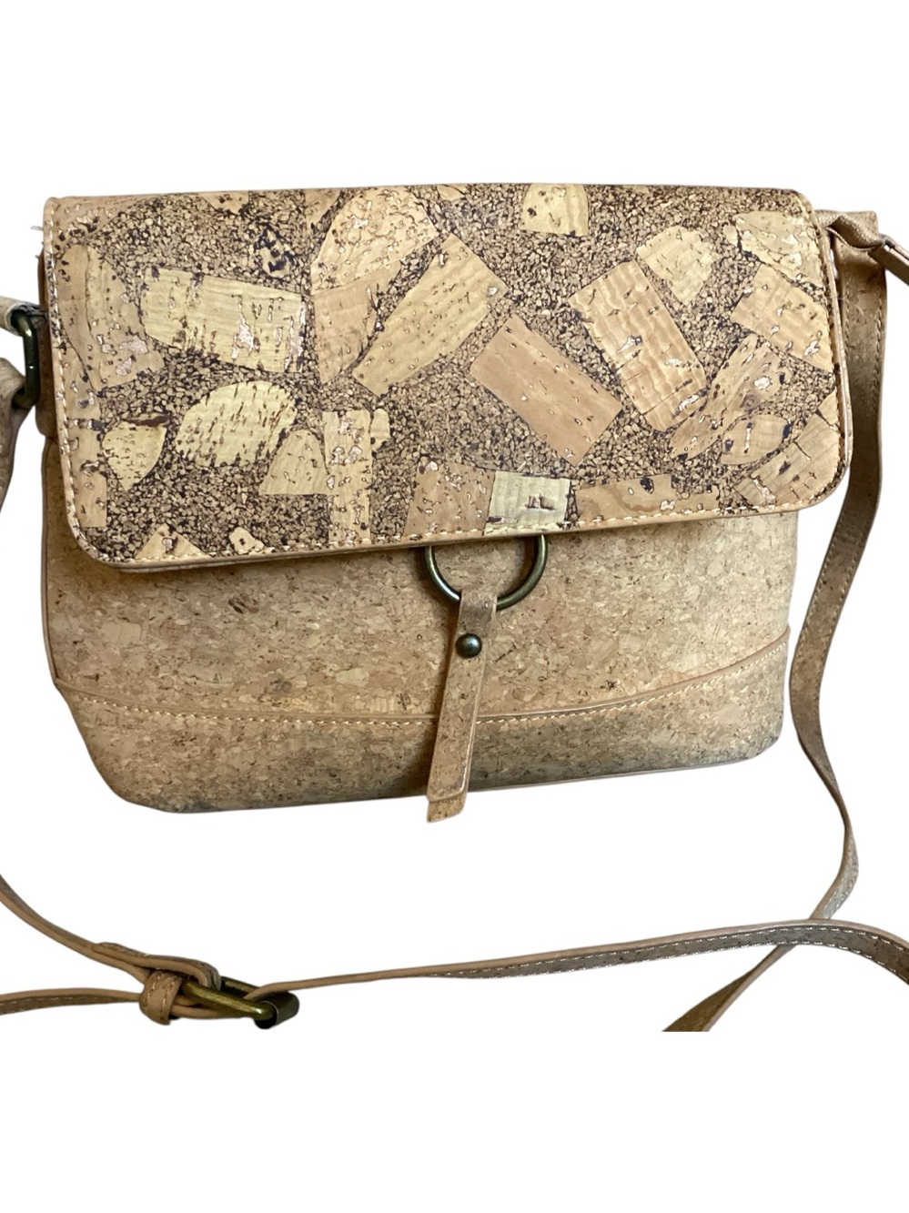 Cork Crossbody Satchel Bag Made in Portugal